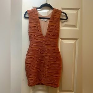 Bec&Bridge textured bodycon midi dress